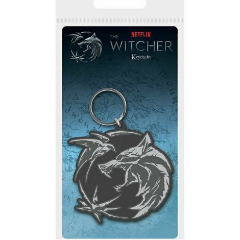 Pyramid The Witcher (Wolf, Swallow, and Star) 3D Keychain (MK39255)