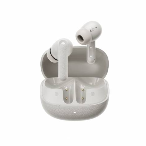 QCY Buds ANC Cream Grey (HT15) - 45db ANC TWS Earbuds 35h 5 mic ENC, ear-canal adaptive tech,
