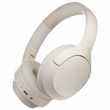 QCY H2 PRO Headset White V5.3 Bluetooth ENC Call Noise Cancelling Headphones 40mm drivers 60h