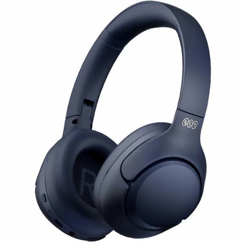 QCY H3 High-Res Headset Blue - w. Mic, Active Noise Canceling with 4 mode ANC 60h Multipoint