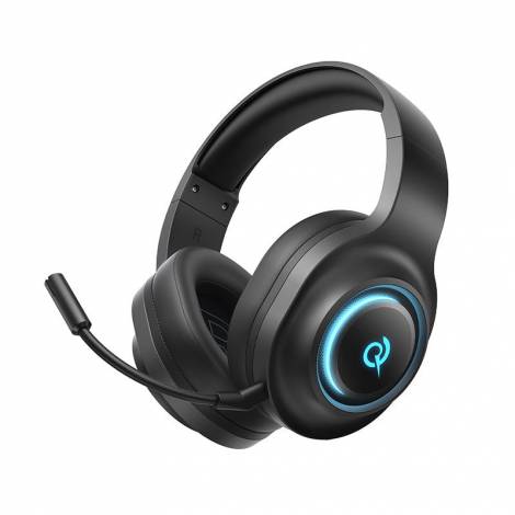 QCY Heroad V200 Wireless Quad Black - Bluetooth & WiFi & USB-A & USB-C RGB Gaming Headset PS4/PS5/PC