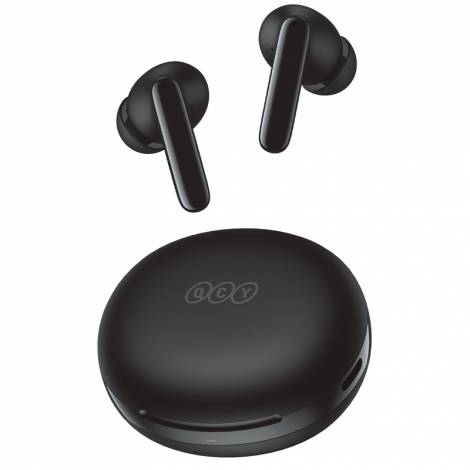 QCY T13 ANC 2 Black - TWS 28dB active noise canceling 10mm drivers, BT 5.3 30 hours True Wireless