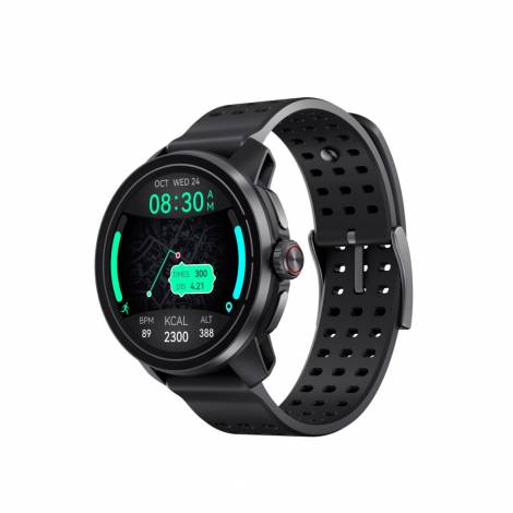 QCY Track S10 Watch Black 1,43 AMOLED HD Dual Band 6 Sat GPS, Gyroscope Geomagnetometer