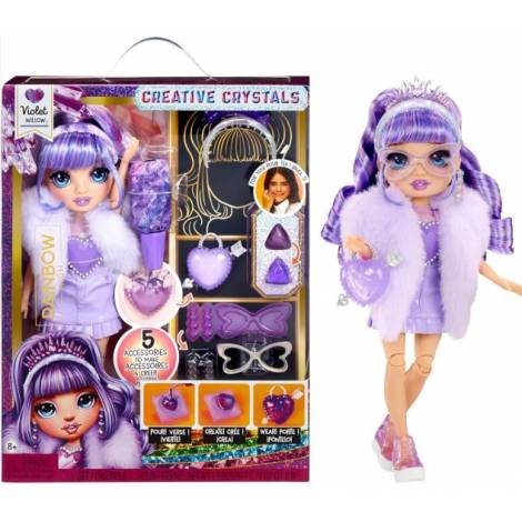 RAINBOW HIGH CREATIVE CRYSTALS FASHION DOLL- VIOLET