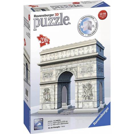 Ravensburger - 3D Puzzle Arc de Triomphe - Paris 216pcs (12514)