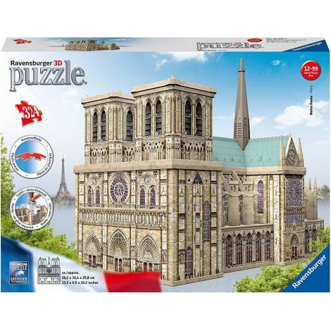 Ravensburger 3D Puzzle : Notre Dame (324pcs) (12523)