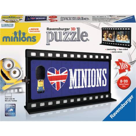 RAVENSBURGER FILM STRIP MINIONS LONDON 3D PUZZLE (108pcs.) (11207)