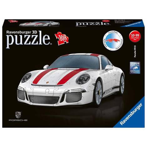 Ravensburger Πάζλ 3D 108τεμ. Porsche 911r (12528)