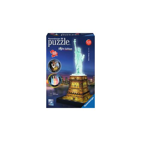 RAVENSBURGER PUZZLE 3D STATUE OF LIBERTY NIGHT EDITION (216pcs) (12596)