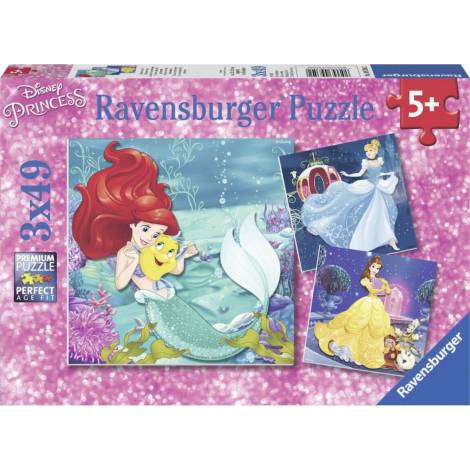 Ravensburger Puzzle: Disney Princess - Princesses Adventure (3X49pcs.) (09350)
