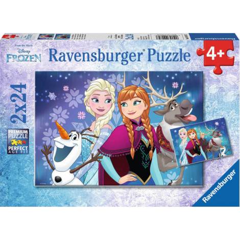 RAVENSBURGER PUZZLE FROZEN (2X24pcs.) (09074)