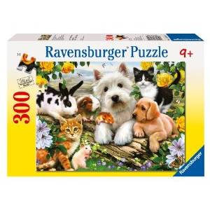 RAVENSBURGER PUZZLE - HAPPY ANIMAL BUDDIES (300pcs) (13160)
