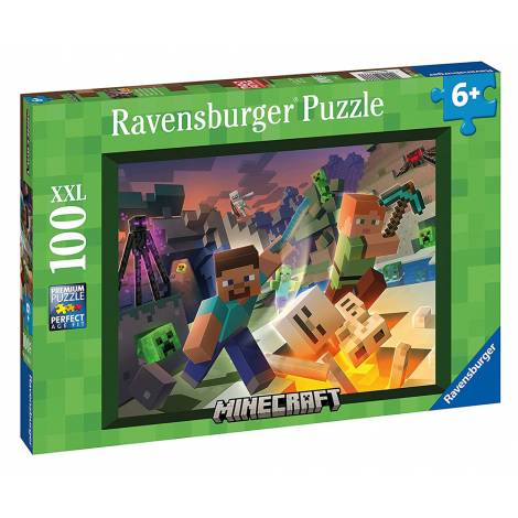 Ravensburger Puzzle: Minecraft Bumper Puzzle Pack (4x100pcs) (5716)