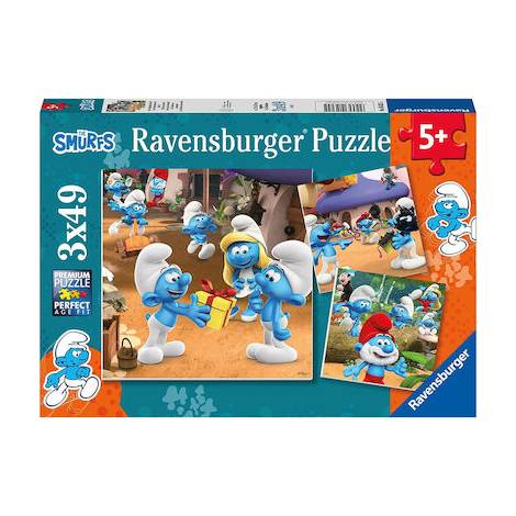 Ravensburger Puzzle: Smurfs (3x49pcs) (05625)
