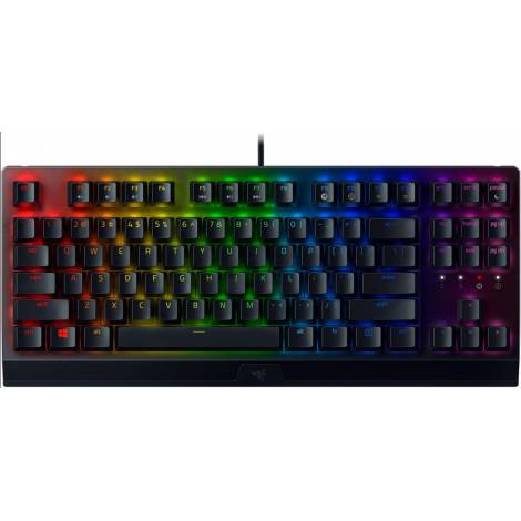 Razer BLACKWIDOW V3 TENKEYLESS – Yellow Switches – Mechanical Gaming Keyboard US Layout
