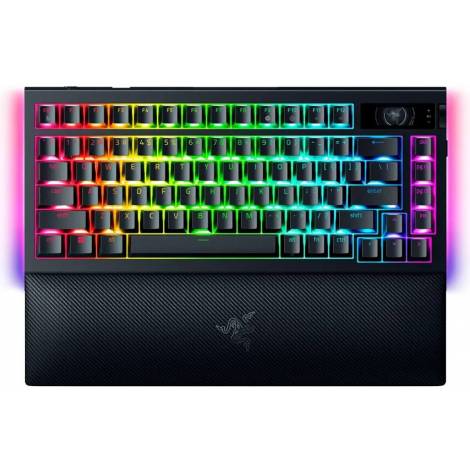 Razer BLACKWIDOW V4 75% Pro Wireless Mechanical RGB Gaming Keyboard - Hot-Swappable - Orange Switche