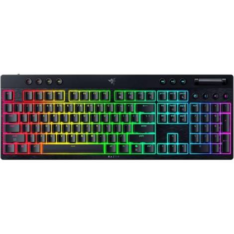 Razer BlackWidow V4 Low Profile HyperSpeed - Wireless / Bluetooth RGB Gaming Keyboard -Orange Switch