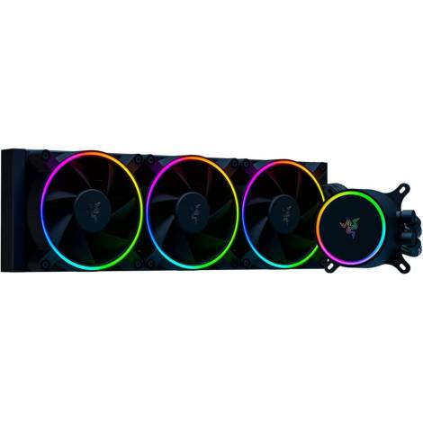 Razer HANBO Chroma RGB AIO Liquid Cooler - Powerful aRGB Silent PWM Fans - 360MM
