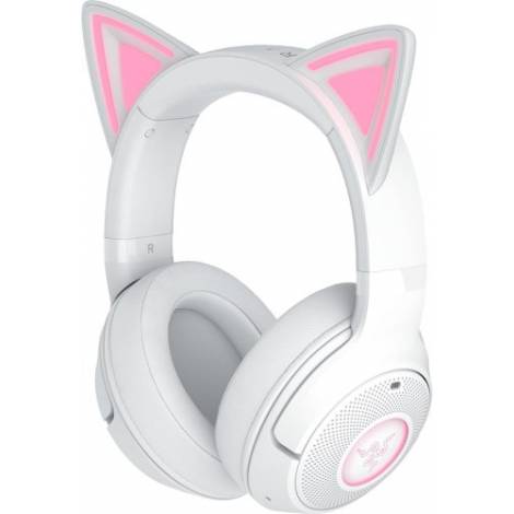 Razer KRAKEN KITTY V2 BT - White - RGB - 7.1 Gaming Headset - Kitty Ears - Bluetooth 5.2