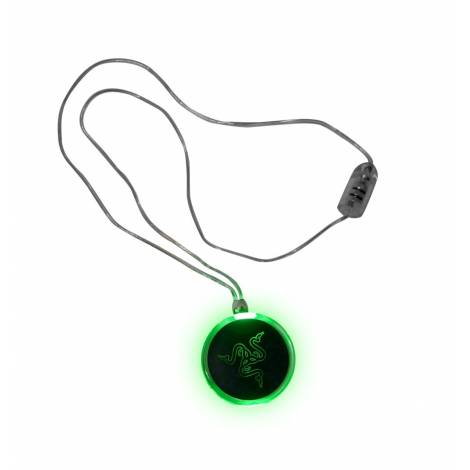 Razer LED pendant (Cult of Razer Medallion, Green light)