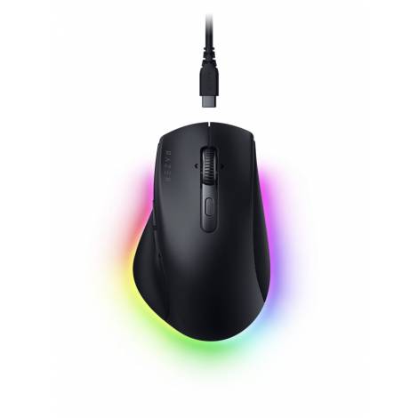 Razer PRO CLICK V2 - Wireless Ergonomic Mouse - ChatGPT AI - RGB Gaming - Long Battery