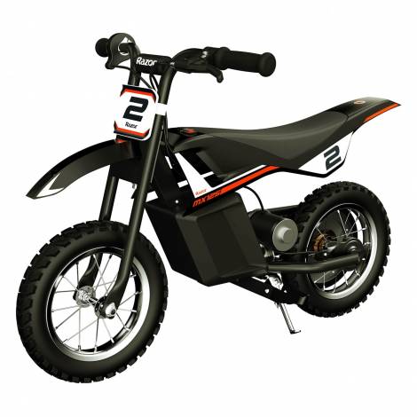 Razor MX125 Dirt Rocket Ηλεκτρικό Micro Bike μέγιστης ταχύτητας 13 km/h σε χρώμα μαύρο/λευκό