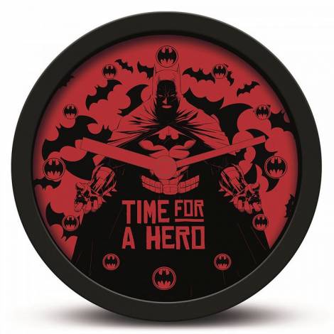 Ρολόι με Ξυπνητήρι 13εκ DC COMICS Batman Time for a Hero