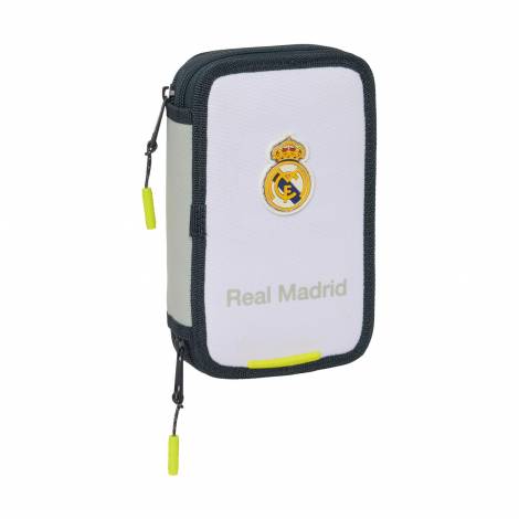 Safta Real Madrid 25/26 - Double Filled Pencil Case 29 Pcs.