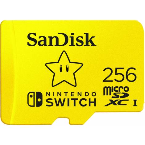 Sandisk Nintendo Switch microSDXC 256GB Class 10 U3 V30 A1 UHS-I