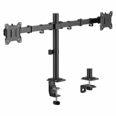 SBOX DESKTOP MOUNT 2xMONITORS 17'-32' MAX VESA 100x100