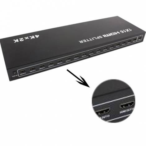 SBOX HDMI SPLITTER HDMI-1.4 16 PORTS - 16 θύρες