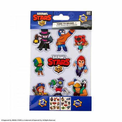 Σετ 2 τεμαχίων Puffy Stickers BRAWL STARS