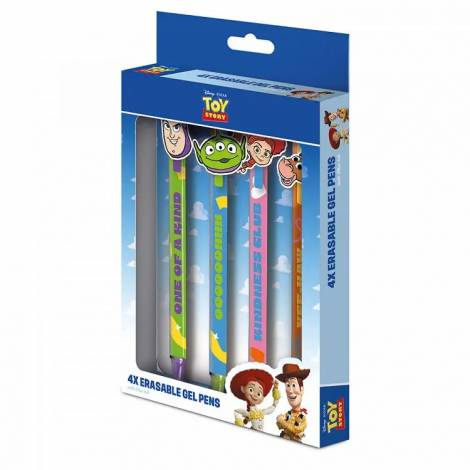 Σετ 4 Στυλό Gel που Σβήνουν με Topper DISNEY PIXAR TOY STORY Characters