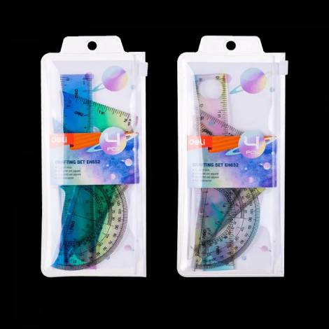 Σετ Γεωμετρίας 4 τεμαχίων DELI