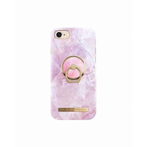 ΣΕΤ IDEAL OF SWEDEN Fashion iPhone 6/6S/7/8 Plus Pilion Pink Marble IDFCS17-I7P-52+ ΜΑΓΝΗΤΙΚΟ RING