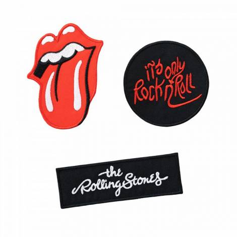 Σετ με 3 Ραφτά/Patches THE ROLLING STONES