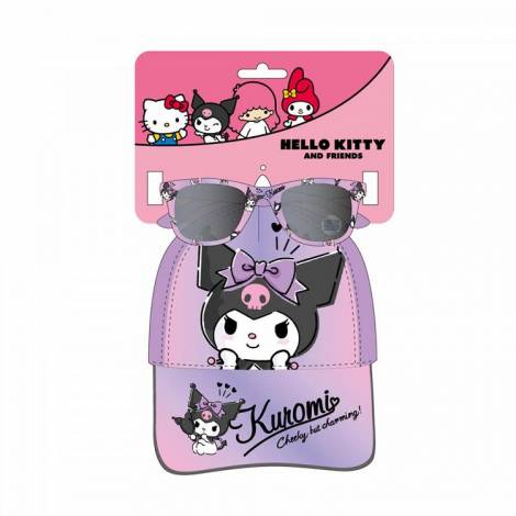 Σετ με Καπέλο 53εκ & Γυαλιά Ηλίου HELLO KITTY Kuromi