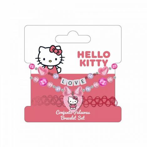 Σετ με Παιδικά Κοσμήματα 3τμχ HELLO KITTY Love