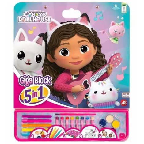 ΣΕΤ ΖΩΓΡΑΦΙΚΗΣ GIGA BLOCK 5 IN 1 GABBYS DOLLHOUSE