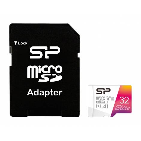 SILICON POWER κάρτα μνήμης microSDXC Elite, 32GB, C10 UHS-I U1 A1 V10