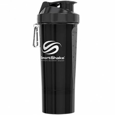 Smartshake Shaker πολλαπλών χρήσεων - Slim 500ml Gunsmoke