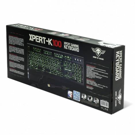 SoG XPERT K100 Black Edition keyboard US LAYOUT (CLA-XK100B)