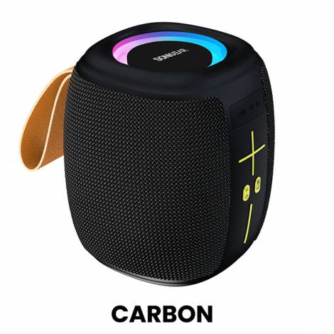 SONICGEAR BLUETOOTH 5.4 WATERPRROF SPEAKER SONICGO! 5 CARBON REFURBISHED