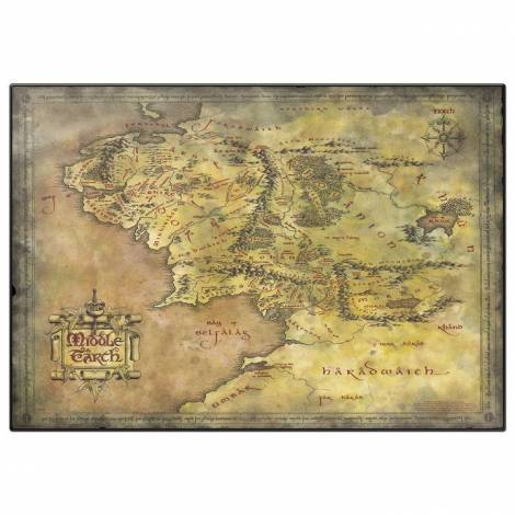 Σουμέν THE LORD OF THE RINGS Middle Earth Map 34,5Χ49,5 (Β3) PE / Συνθετικό