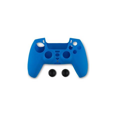 Spartan Gear Controller Silicone Skin Cover and Thumb Grips για PS5 Μπλε