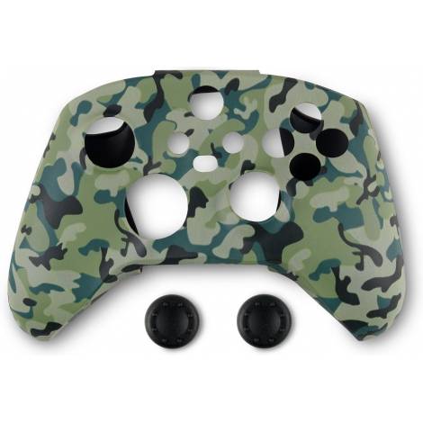 Spartan Gear Controller Silicone Skin Cover and Thumb Grips για XBOX SERIES - Green Camo