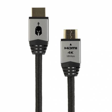 Spartan Gear HDMI 2.0 Cable (Length: 1,8m - with Gold Plated Plugs)