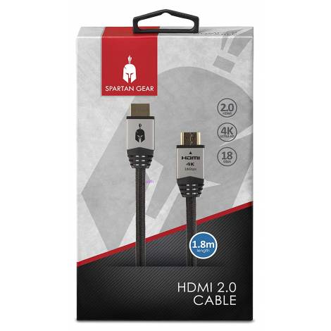 Spartan Gear - HDMI 2.1 Cable (length: 1,5m - Aluminum with gold plated plugs)