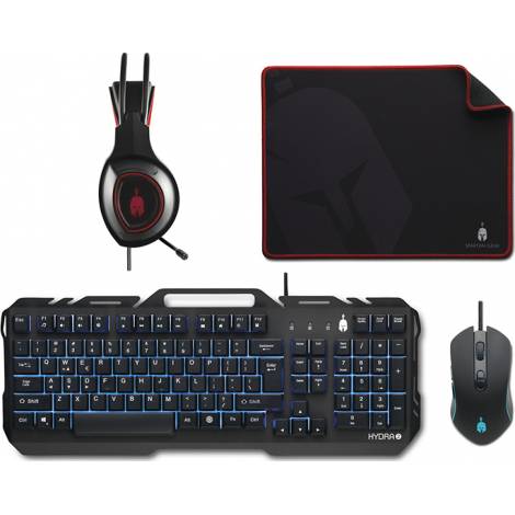 Spartan Gear Hydra 2 Gaming Combo (Keyboard,mouse,headset,mousepad) for PC