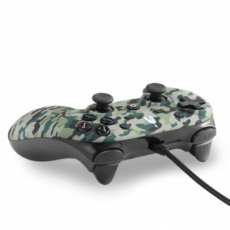Spartan Gear Oplon Wired Controller for  (Colour: Green Camouflage) (PC/ PS3)
